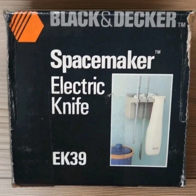 Cuchillo eléctrico Black & Decker espaciador EK39 cuchillo de talla delgado agarre seguro ABAJO Foto 1 de 4