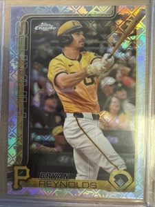 2025 Topps Chrome Logofractor Edition #9 Bryan Reynolds - Picture 1 of 4