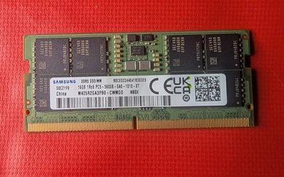 Samsung 16GB DDR5 SODIMM 1Rx8 PC5-5600B RAM Memory M425R2GA3PB0-CWMOD 5M31L87377 - Image 1 of 2