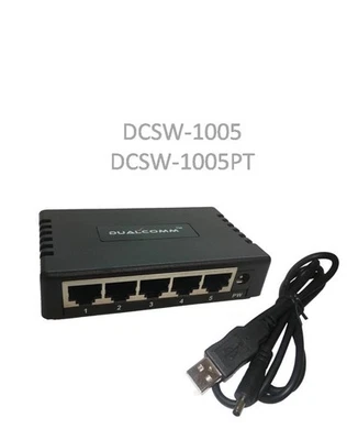 Dualcomm 10/100Base-T Network Tap w/ PoE Pass-Through - Image 1 of 2