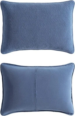 1 (one) Nautica Home KING pillow sham Seashore Stitch Navy BRAND NEW - Image 1 of 2