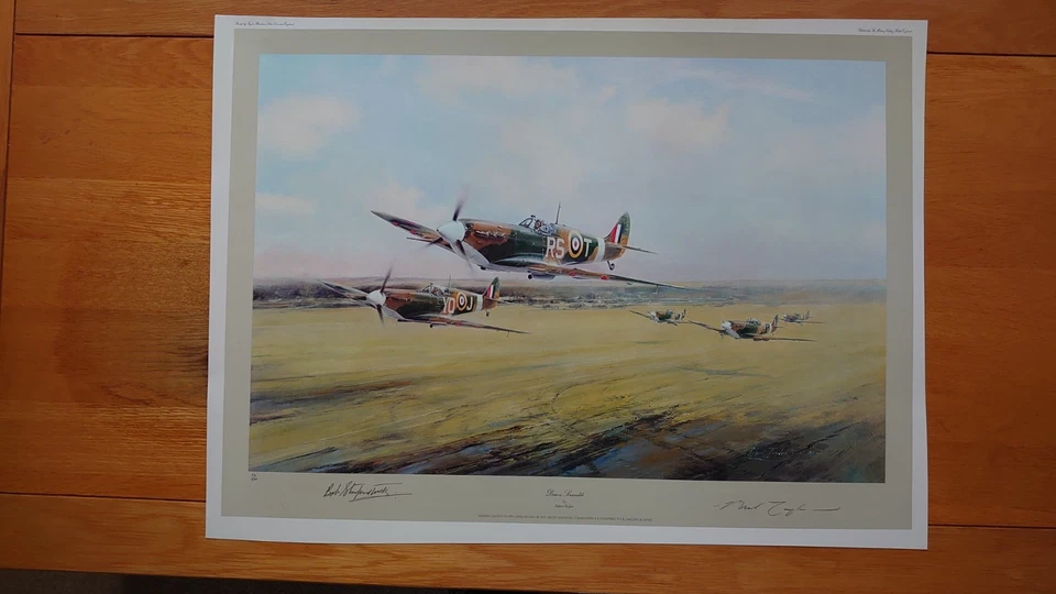 Robert Taylor Air Combat Paintings - Dawn Scramble (202) - Image 1 of 3