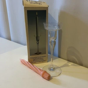 Sharon Candlestick By Dartington - Picture 1 of 5
