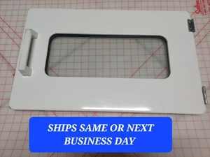 Maytag Commercial Glass Dryer Door Assy W10322548 3396122 Fits Whirlpool White - Picture 1 of 2