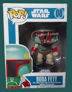 Jeremy Bulloch Autogramm Boba Fett handsigniert Star Wars Funko Pop Figur - Bild 1 von 7