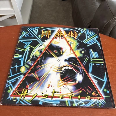 Def Leppard Hysteria Vinyl Record Original 1987 US Pressing LP Nice Condition  - Image 1 of 4
