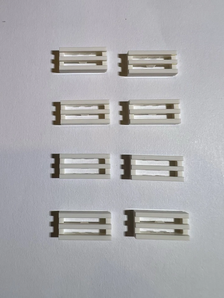 Lego Lote De 8 Parrillas Rejilla Radiador 1x2 Blanco Nuevo City Vent Car Foto 1 de 1