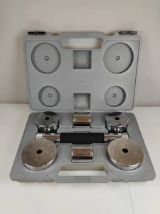 Vintage Healthways Adjust-A-Bell Adjustable Dumbbell Set With Case 10 LB - Picture 1 of 4