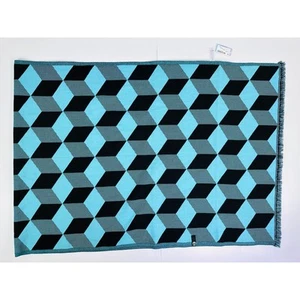 Lululemon Ivivva Wrap Up and Go Scarf Blue and Black Girls New O/S   - Picture 1 of 6