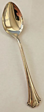 ENGLISH CHIPPENDALE R&B STERLING 6 3/4" OVAL SOUP SPOON NO MONO  VERY LITTLE USE