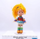 Figurine poinçon Mattel Doll Rainbow Brite 10" 11" 1983 avec robe vintage