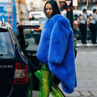Fashion Women Whole Skin Girl Real Fox Fur Coat Genuine Vulpe Fur Jacket V-Neck