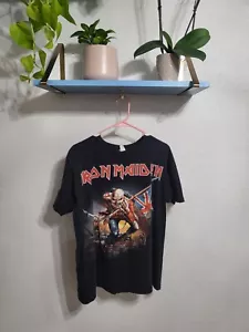 Vintage Iron Maiden Trooper Eddie t-shirt Size/ XL (fits like slim Large) - Picture 1 of 3