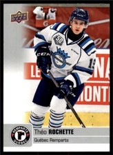 2019-20 UD CHL Base Set #42 Theo Rochette - Quebec Remparts