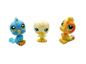 LPS Littlest Pet Shop Pájaros Cacatúa Azul 317 Pato Amarillo 51 Loro 394 Hasbro - Imagen 1 de 5