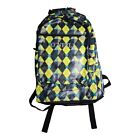NWT! Y2K O'NEILL BACKPACK GREEN ARGYLE PATTERN