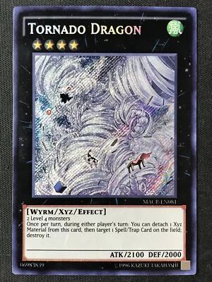 Yu-Gi-Oh TCG Maximum Crisis #MACR-EN081 Tornado Dragon Secret Rare LP - Image 1 of 2