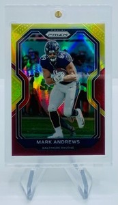 2020 Prizm Mark Andrews Red & Yellow Prizm /49 Baltimore Ravens TMALL Exclusive