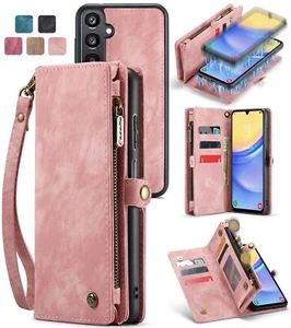 For Samsung Galaxy A16/A36/A56 Removable Card PU Leather Wallet Flip Case Cover - Picture 1 of 44