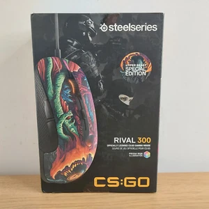 SteelSeries Rival 300 CS:GO Hyper Beast Edition Gaming Mouse Super Rare New - Picture 1 of 10
