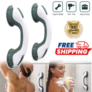 Bathroom Suction Bath Mount Handle Shower Tub Safety Support Grap Bar 2 pack - Picture 1 of 9