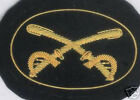 Large Civil War Hat Cap Badge Army Uniform Union Horse Sword Saber Cavalry Patch