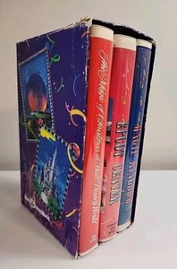 Walt Disney World A Day at- Magic Kingdom & Epcot Center + Christmas VHS Box Set - Picture 1 of 14
