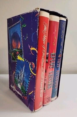 Walt Disney World A Day at- Magic Kingdom & Epcot Center + Christmas VHS Box Set - Image 1 of 4