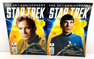 The 55th Anniversary STAR TREK Magazine Special Collector Covers 1 & 2 of 2 - Picture 1 of 12