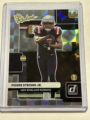 Pierre Strong Jr Rookie RC 2022 Panini Donruss The Rookies #TR-39 Patriots - Image 1 of 2