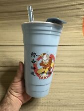 Avatar 32oz  Blue Travel Plastic Tumbler Cup Straw Lid Sanrio New