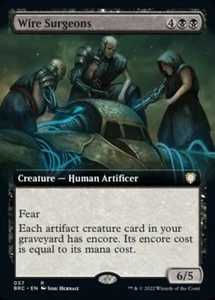 Wire Surgeons x4 4x Extended Art Commander The Brothers' War NM MTG - Picture 1 of 1