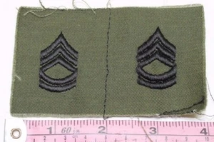 US Army Sergeant First Class Tuch Kragen Abzeichen Paar P5007 - Bild 1 von 3
