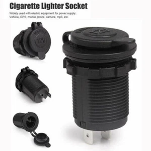 Car Motorcycle Boat Cigarette DC 12V Waterproof Lighter Socket Outlet Power Plug - Picture 1 of 6