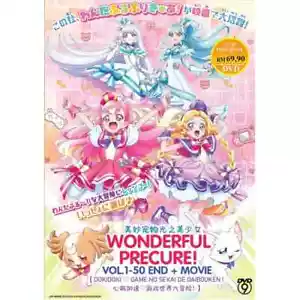 DVD Wonderful Precure! (1-50End+Movie) Anime English Subtitle &All region - Imagen 1 de 4