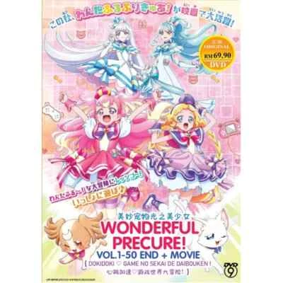 DVD Wonderful Precure! (1-50End+Movie) Anime English Subtitle &All region - Image 1 of 4