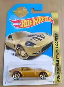 Hot Wheels 2016 LIMITED EDITION FORD SHELBY GR-1 CONCEPT GOLD DPN13-D811 - Picture 1 of 1