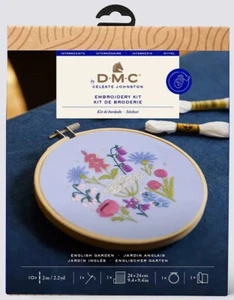 Kit Bordado DMC - Jardín Inglés - Kit Bordado Intermedio Regalo - Imagen 1 de 4