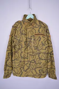 Vintage 10.Deep Chain Gang Military Jacket Size M w/ Zip Away Hood - Picture 1 of 9