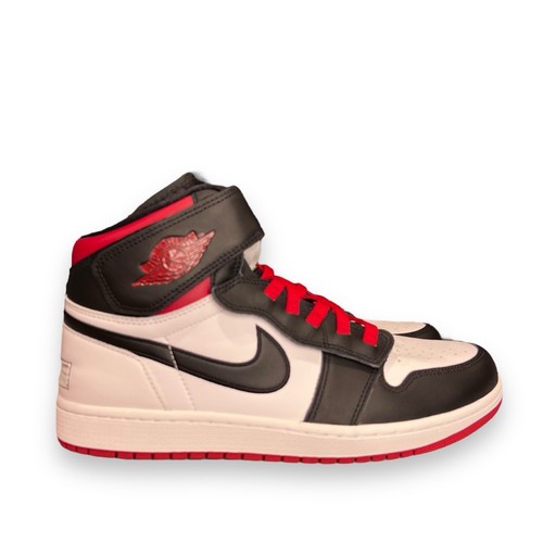 Nike Air Jordan 1 High Flyease punta nera palestra rossa uomo taglia 11 nuove CQ3835 106