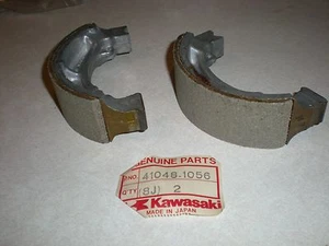 New NOS Genuine Kawasaki Brake Shoes KL KLR 250 41048-1056 - Picture 1 of 1