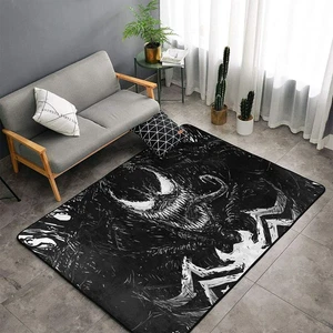 Venom Superheroes Area Rug Anti-Skid Floor Mats Living Room Hallway Carpet Decor - Picture 1 of 25
