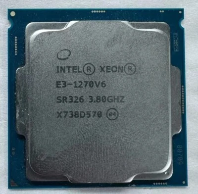 Intel Xeon LGA1151 E3-1270v6 E3-1245v6 E3-1240v6 E3-1230v6 E3-1225v6 1205v6 CPU - Image 1 of 4