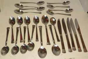 25-teiliges Ersatz-Set Set Cambridge Codie glänzend Edelstahl Besteck Löffel Messer - Bild 1 von 13