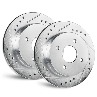 For Ford Focus (01-07), Ford Fiesta (14-19) Rear D&S Rotors Foto 1 de 4