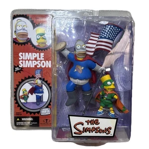 The Simpsons 2007 Homer Pie Man Bart Cupcake Kid McFarlane Action Figure SEALED - Picture 1 of 5