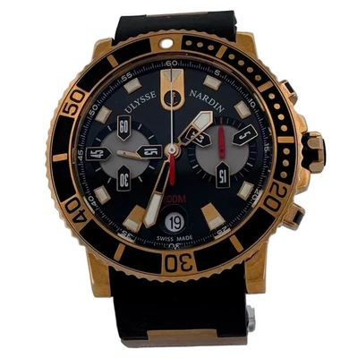Ulysse Nardin Maxi Marine Diver Chronograph 8006-102-3A/92 Men's Watch!!! - Image 1 of 4