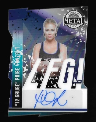 Paige VanZant «12 калибр» 2025 лист женщин спорта автограф призма LFG! #1/2 MMA - Изображение 1 из 2