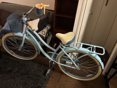 Huffy Nel Lusso 26 Inch Women's Beach Cruiser Bike Light Blue - Image 1 of 2