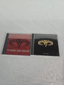 Van Halen CD Lot Of 2 Volume 1 Best Of, For Unlawful Carnal Knowledge. - Foto 1 di 3